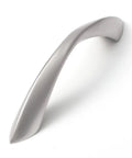 Brushed Nickel Cabinet Pulls 3 Inch Arch Twisted Silver Handles For Drawers And Cabinets Kitchen Cupboard Dresser Bathroom Zinc Alloy Heavy Duty Hardware