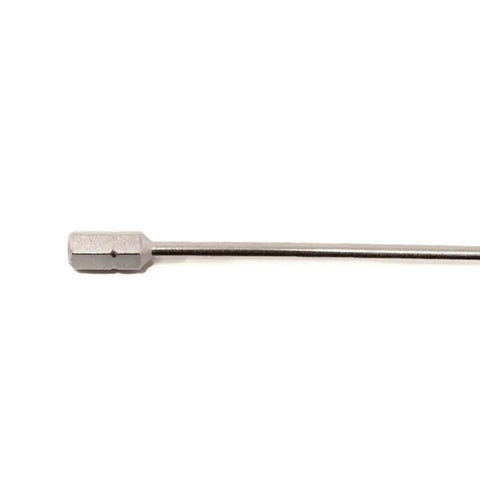 Extended Action Hex Bit Set For Jamming Into Those Snug Rifle Screw Holes Compatible Standard Quarter Inch Driver Includes Six Precise Pieces For Any Gunner Gear That Delivers Zero Hassle And Sweet Success, showcasing a long hex bit.