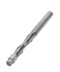 Heavy Duty 1/4 Inch Flush Trim Router Bit With Up Down Spiral Design And Tungsten Carbide for smooth wood cuts.