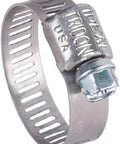 Stainless steel hose clamp with hex screw, #16, Ideal Tridon, 11/16–1-1/2 in