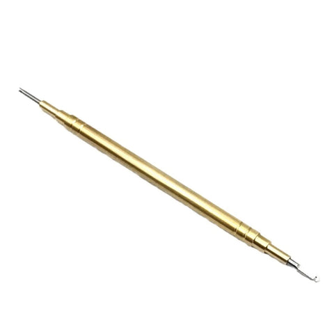 Double Ended Watch Tool For Balancing Wheel And Hairspring Pro Grade Watchmaking Kit, ergonomic handle, stainless steel