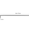 Savage Strength 36 Inch Gate Ground Latch System Built With Heavy Gauge Alloy Steel Drop Rod, 36 inch length, 1/2 inch shaft.