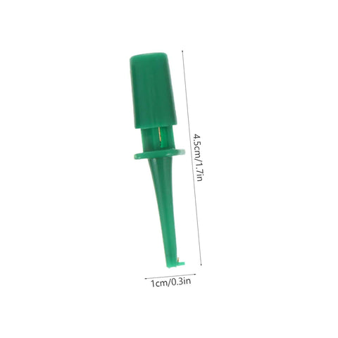 Pro Grade Twenty Piece Insulated Test Hooks And Grabbers Colorful Clamps For Digital Multimeter Testing Electrical, green hook