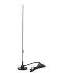 Mag Mount Dual Band Vehicle Antenna For VHF UHF Ham Radio 2m 70cm With PL 259 Connector And 10 Ft RG58 Cable, side view