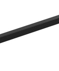 Matte Black Cabinet Pull For Modern Cabinets And Furniture Monument Collection 13 Inch Overall Length 12 5 8 Inch Center To Center Mounting Durable Metal Drawer Pull Amerock BP36911FB, front view