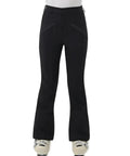 Women's Slim Fit Ski Pants With Fleece Lined Soft Shell That Is Insulated Waterproof And Windproof Warm For Snowboarding And Skiing In Black X Small
