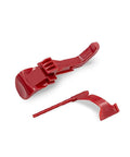 Red Plastic Cyclone Button Release Catch Clips For DC43 Vacuum Canister 3 Sets Springless Replacement Clips shown individually