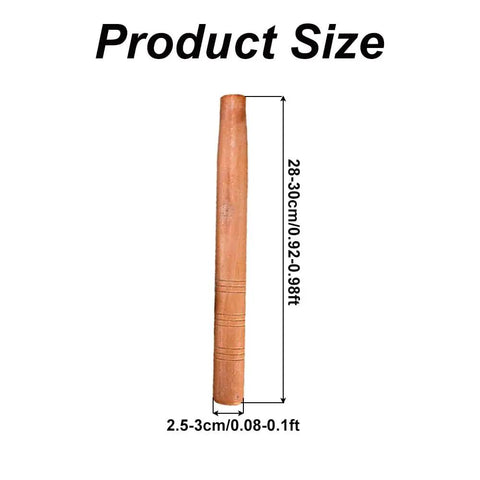 11 Inch Wooden Sledge Hammer Handle Replacement Set For Gardening And Farm Work size dimensions shown with measurements