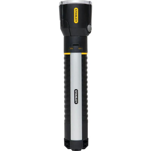 Hands-Free LED Tripod Flashlight With 0.5W LED And 30 Lumens, Infinite Position Adjustable Head, shown with aluminum legs compacted