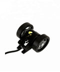 Dead On Precision Automatic Reset Length Meter With Rotary Encoder Measuring Wheel close-up of black rotary encoder wheel.