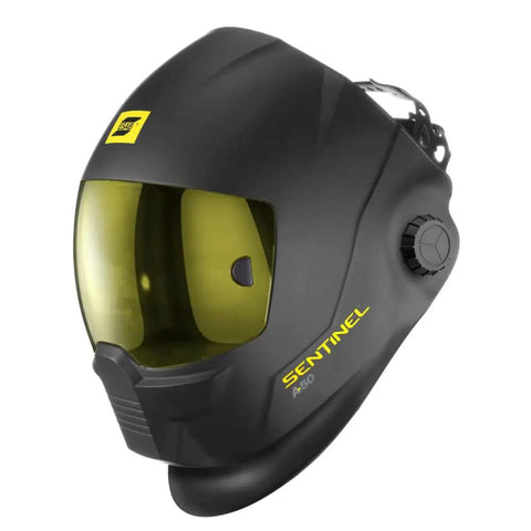 Sentinel A50 Welding Helmet With Low-Profile Black Shell Built Tough High-Impact Nylon Infinitely Adjustable Halo Headgear