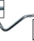 Front Draft Arm Kit For Mower Deck Lift Linkage Beefed Up Heavy Duty Replacement With Easy Install For Quick Fix Compatible With John Deere 102 115 125 155C D155 E180 L100 L110 L120 L130 LA135 LA175 L2548 G110 X105 X166 chrome steel linkage rod with bolt ends