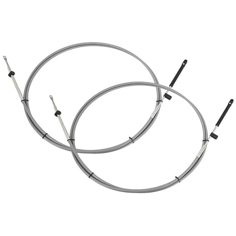16Foot Gen I Throttle And Shift Cable Set For Mercury Outboard Boats Two Piece Direct Replacement For SeaStar 600A Style Cables
