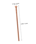 Top Tier Iwowedhero Automotive Welding Pins For Spot Welder Dents 2Mm Iron Plated Copper Studs Nails shown with dimensions.