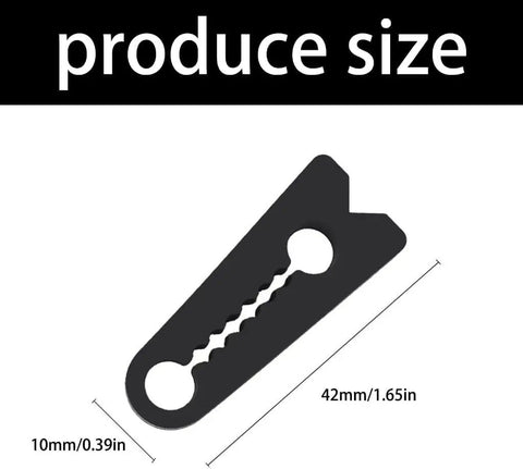 Heavy Duty Silicone Car Door Lock Damper For Ford F-150 2021 2022 2023 2024 2025 2026 showing dimensions 42mm x 10mm.