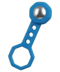Casendy Stud Finder Wall Scanner,27 Pounds Pull Magnetic Power, Wall Stud Finder Stud Finder for Drywall A in blue, featuring circular metal ball.