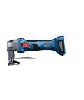 Side view of 18V Cordless Metal Shear With Brushless Motor Delivers Corded Power For Fast, Clean Distortion-Free Cuts in 16-Gauge Sheet Metal Beast-Mode Power For HVAC And Metal Fabricators Bare Tool