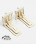 Undermount Drawer Slide Rear Mounting Brackets Plastic Replacement Rear Sockets For Cabinet Dresser And Office Drawers 1 Pair