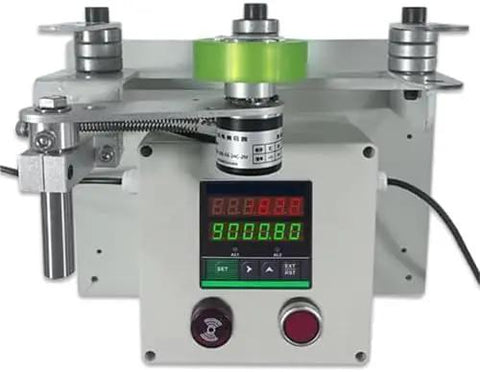 Hassle-Free Digital Measuring Wheel with Solid 6-Digit Counter For Rock-Solid Wire Rope Length Tracking and Dual Relay Outputs With Preset Reminder for DIY projects.