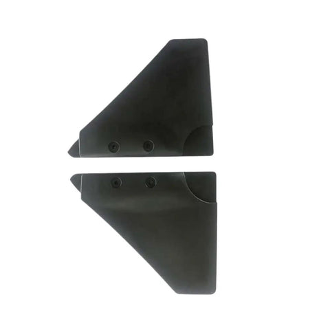Dorsal Fin Hydrofoil Stabilizer for 5 to 150 HP Motors, Ray Wing Style Hydrofoil Upgrade, Direct Replacement shown in black