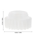 Washer Clutch Ratchet Replacement Part With Durable Plastic For Smooth Operation And Everyday Laundry Fix In Home Washers Boss Level Wear Resistant Gear For Easy Maintenance And Reliable Laundry Repair 4.8cm x 2.7cm white plastic