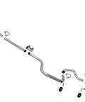 Beefy Exhaust System Replacement Kit For Chrysler PT Cruiser Turbo 2.4L 2003-2008, showing full kit with muffler, pipes, and converter.