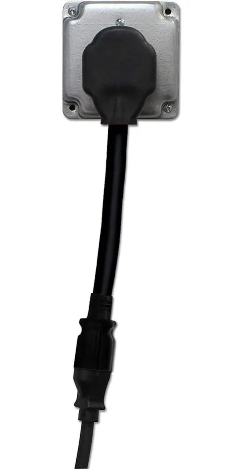 Heavy Duty Stove Power Converter Cord Adapting 240 Volt Nema 10 50 High Voltage Plug To Standard 120 Volt Home Outlet