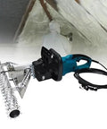 Badass Performer Foam Planer Saw And Insulation Trimmer Works Like A Charm On Spray Foam Polyurethane Wall Cleanup with chain saw head.