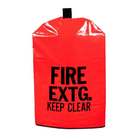 Pack Of Ten Five Pound Fire Extinguisher Covers Indoor Outdoor Heavy Duty Protective Sleeves With Clear Window Access For Dry Chemical Portable Units Lock Down Your Emergency Stash Grab And Go Ready Design Slick Rugged Exterior Quick Install
