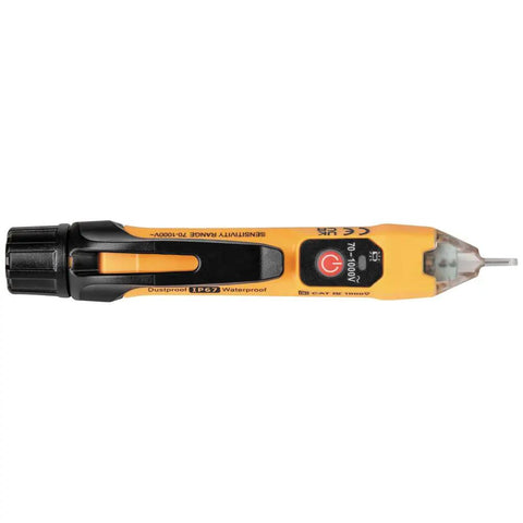 Non-Contact Voltage Tester Pen 70-1000V AC With IP67 Waterproof Dustproof Rating, 9.8 Foot Drop Protection displayed horizontally