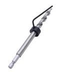One Quarter Inch Hex Shank Pocket Hole Drill Bit With Depth Stop Collar for woodworking, featuring a twist step design.