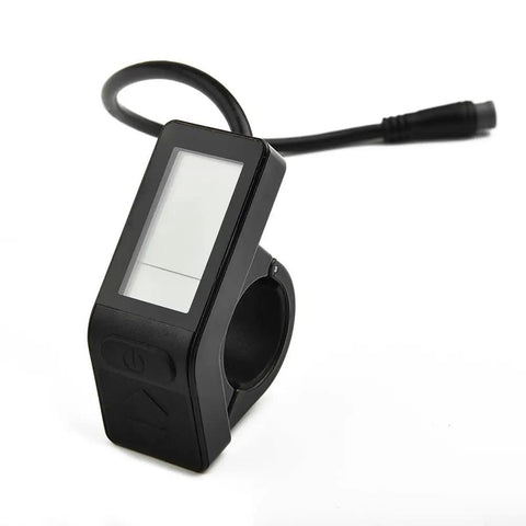 Black KT-LCD4 E Bike Display Panel For 24V 36V 48V Electric Bicycles Waterproof Cycling Computer With 5 Pin Connector