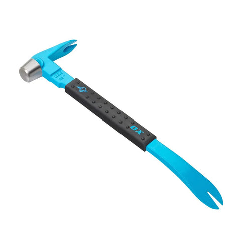 10 Inch Cat Paw Pry Bar Nail Puller With Hammer Head And Rubber Grip Forged Steel Beveled Claws Crowbar Style Tool