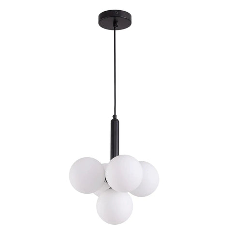Five Ring Dimmable LED Pendant Light With Remote Control Adjustable Height And Shape DIY Design For Dining Room Kitchen Island Office And Restaurant