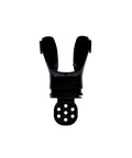 Custom Fit Moldable Mouthpiece for Scuba Regulators With Boil and Bite Fit Durable Dental Tech Black Regular Size front view