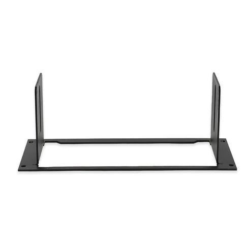 Heavy Duty One Piece Equipment Mounting Bracket Featuring 3.5 Inch Open Space Boots Right Onto Soundoff Signal Sirens For Quick And Clean Vehicle Rigs
