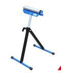 Folding Roller Stand With Adjustable Height, Wide Roller For Table Saw, Planer And Workbench, Portable Steel Tool Stand