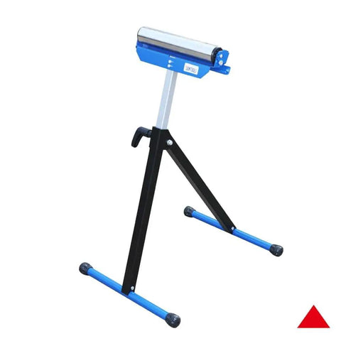 Folding Roller Stand With Adjustable Height, Wide Roller For Table Saw, Planer And Workbench, Portable Steel Tool Stand