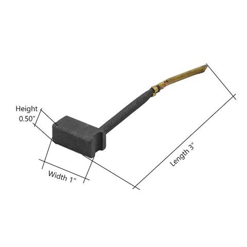 Top Shelf Japanese Carbon Brush Set For Dewalt And Porter Cable Power Tools Oem Replacement Part 44586125, 1x3 inch, high temp motor component.