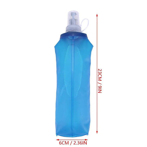 Portable Hydration Pack With 250ml Soft Reservoir For Hiking, Cycling, Camping And Outdoor Activities, Lightweight Travel Gear, blue, 23cm