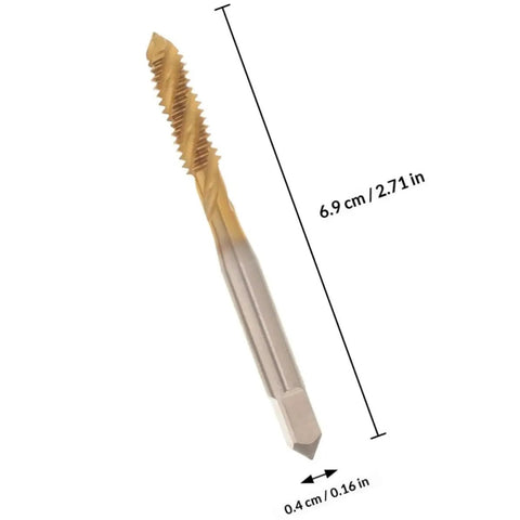 Thread Repair Tool For 1/4-20 Threads, Heavy Duty High Speed Steel Tap With Spiral Tip, 3-Flute Design Delivers Fast, Precise Threading For Pros And DIY Projects.