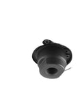 Premium Quality Wheel Loader Track Roller Rear Idler Direct Swap Fit For T550 T590 T595 T630 viewed from top angle, black, heavy duty.