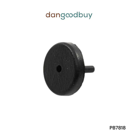 Round Rubber Bumper With Pull Through Mount For One Eighth Inch Hole In One Eighth Inch Thick Material Seven Eighths Inch Diameter