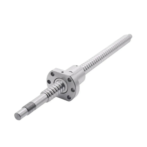 SFU1204 Ball Screw With 12mm Shaft And Matched Nut, C7 Precision Roll, BK BF10 End Supports, 200mm Or 550mm Length Options, Smooth Linear Motion For CNC Parts And DIY Milling Projects, Plug And Play Ready ball screw with flange nut and threaded shaft