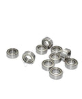 MR116ZZ Mini Bearing Set 6x11x4mm Chrome Steel Sealed High Speed Bearings For Small Machinery Skateboards Inline Skates And Wet Environments Corrosion Resistant Durable Precision Parts That Roll Smooth. 6 pcs chrome steel sealed mini bearings