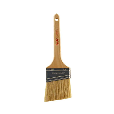 White Bristle Angular Trim Adjutant Brush Set, 2-Inch, natural bristle blend with wooden handle for oil-based paints