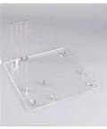 Open Air Computer Case For M-ATX Motherboard With Acrylic Transparent Frame And DIY Base Stand, Easy Install For Cooling