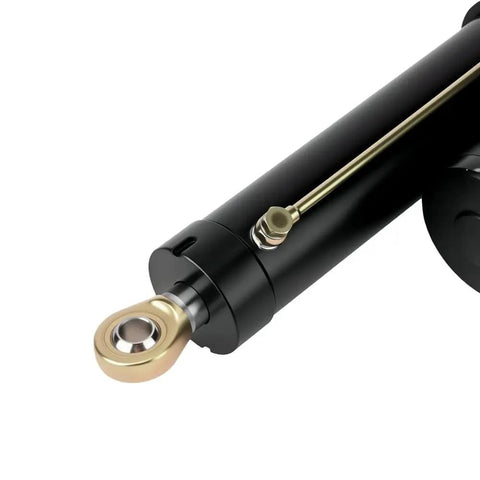 Close-up of the Beefy Electric Linear Actuator delivering Beast Mode 18000N push pull power, 550mm travel stroke.