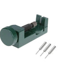 Stainless Steel Watch Band Remover Tool Kit For Adjustable Link Pins Bracelets Spring Bars And Sets with three metal pins.