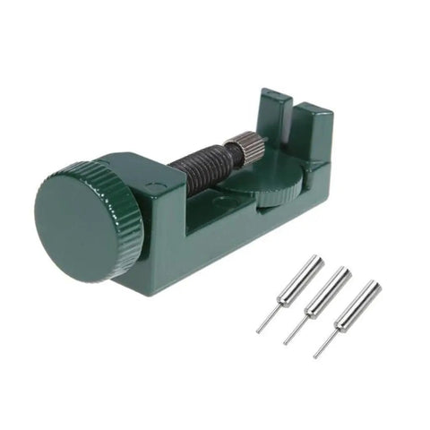 Stainless Steel Watch Band Remover Tool Kit For Adjustable Link Pins Bracelets Spring Bars And Sets with three metal pins.